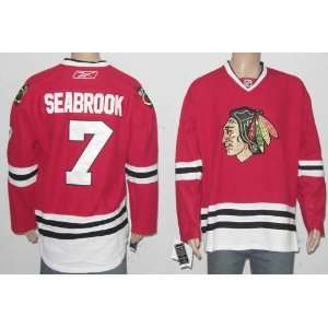Brent Seabrook Jersey Chicago Blackhawks #7 Red Jersey Hockey Jersey