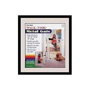  METAL WALK THRU GATE, Size 30 34 INCH (Catalog Category DogDOORS 