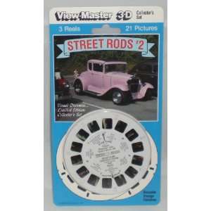  Street Rods #2 View Master 3 Reel Set   21 3d Images   Classic Cars 