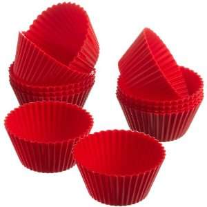 Regency Pack of 12 Sili Cups, Red 