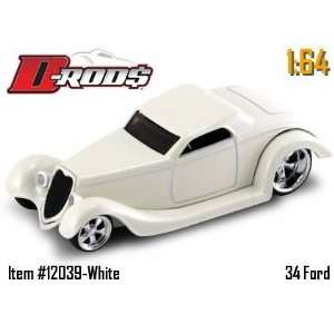  Jada Dub City D Rods White 34 Ford 164 Scale Die Cast Car 