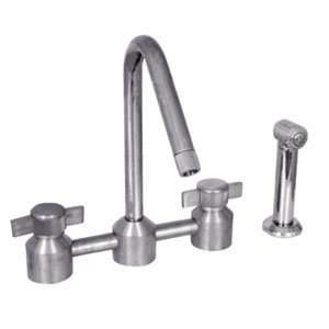   Rubbed Bronze Kitchen Faucets Kitchen Bridge Faucet With Hand Spray