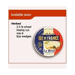 Ile De France Herbed Brie  Grocery & Gourmet Food