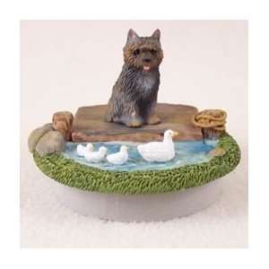  Brindle Cairn Terrier Candle Topper Tiny One A Day on the 
