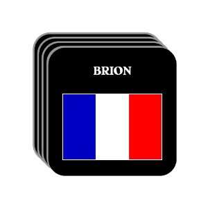  France   BRION Set of 4 Mini Mousepad Coasters 