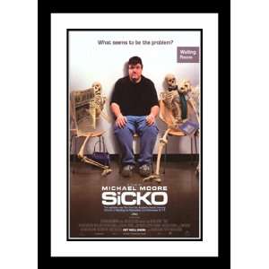  Sicko 32x45 Framed and Double Matted Movie Poster   Style 