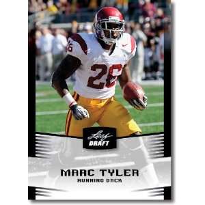 2012 Leaf Draft Day Black #30 Marc Tyler   USC (RC   Rookie Parallel 