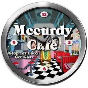  MCCURDY 14 Inch Cafe Metal Clock Quartz Movement Kitchen 