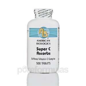   American Biologics Super C Ascorbs 500 Tablets