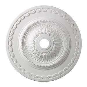  Brookdale Medallion 30 Inch In White Finish