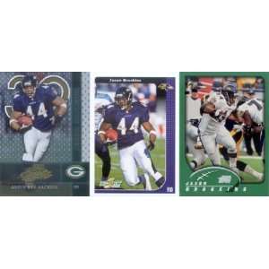  3 Different Jason Brookins cards/lot 02s/2002s Baltimore 