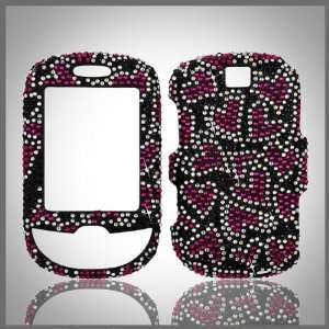   on Black Cristalina crystal bling case cover for Samsung Smiley T359