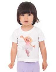   Infant Sesame Street Zoe Dancing Poly Cotton Loose Crew Neck T Shirt