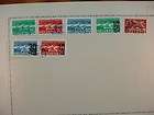 Overprint SWITZERLAND Swiss EUROPEAN STAMPS Page from O