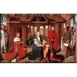   of the Magi 16x10 Streched Canvas Art by Memling, Hans