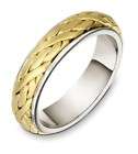 Mens 18 K White & Yellow Gold Ring by Dora Collection