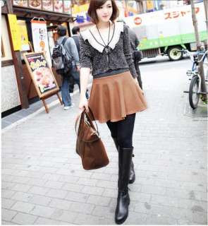 Hot Sale Lady Sweety Fashionable Polyester Linen Skirts  