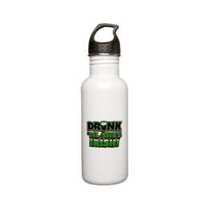com Stainless Water Bottle 0.6L Drinking Humor Drink Til Shes Irish 