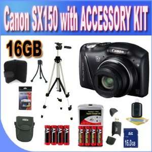  Canon PowerShot SX150 IS 14.1 MP Digital Camera with 12x 