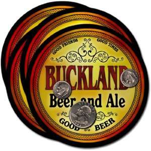  Buckland, MA Beer & Ale Coasters   4pk 