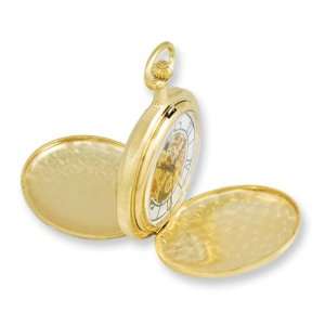  Swingtime Gold plated Mechanical Double Cover Pocket Watch 