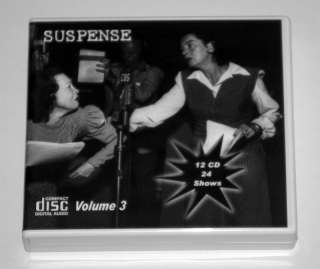 THE SUSPENSE COLLECTION   Volume 2   OLD TIME RADIO   12 AUDIO CD   24 