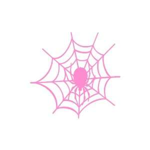  Spider Web SOFT PINK Vinyl window decal sticker Office 