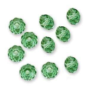  Swarovski Crystal #5040 6mm Rondelles Erinite (10 Beads 