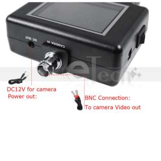New TFT LCD MONITOR Surveillance CCTV Camera Tester Detector Test 12V 