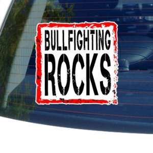  Bullfighting Rocks   Window Bumper Laptop Sticker 