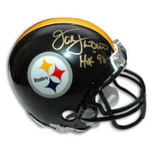  Autographed Jack Lambert Steelers Mini Helmet Inscribed 