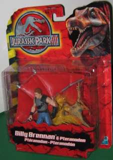 Jurassic Park III 3 Billy Brennan Action Figure MOC 2000 Hasbro Sealed 