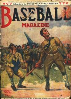 NOVEMBER 1918 BASEBALL MAGAZINE WORLDS CHAMPION NUMBER  