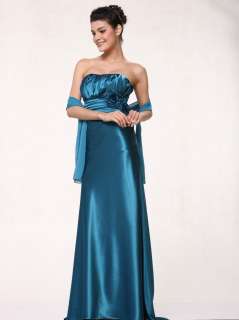 NEW LONG FORMAL CLASSIC PROM BRIDESMAIDS DRESSES PLUS SIZE SIMPLE 