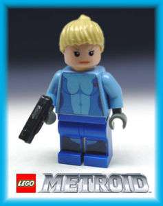 Custom Lego Super Metroid Prime Zero Suit Samus Minifig  