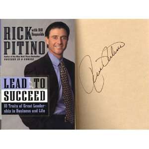  Rick Pitino Autographed Book Lead To Succeed