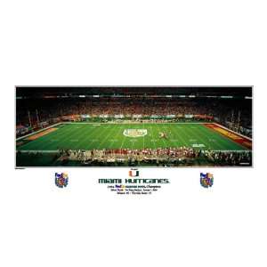  NCAA Miami Hurricanes Stadium 2004 FedEx Orange Bowl 