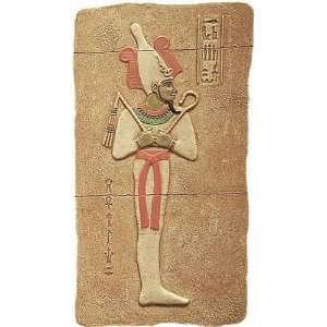  Osiris Holding Crook and Flail Relief with Color Details 