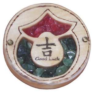  Magic Unique Gemstone and Wooden Amulet Good Luck Magnet 