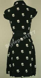 NWOT $375 Kate Spade New York Floral Flower Print Shirtdress Dress 6 