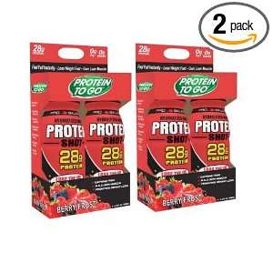  Protein To Go Shot, Berry Frost, 2.5 Ounce, 2 Count (Pack 