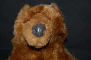 Large 17 Plush Russ Lovey Life Like Kodiak Brown Bear  