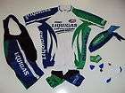   Green Blue LIQUIGAS Team Cycling Set Jersey Bib Shorts Gloves Socks