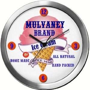  MULVANEY 14 Inch Ice Cream Metal Clock Quartz Movement 