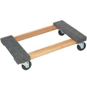   MT10003 WOOD 4 WHEEL PIANO CARPETED DOLLY