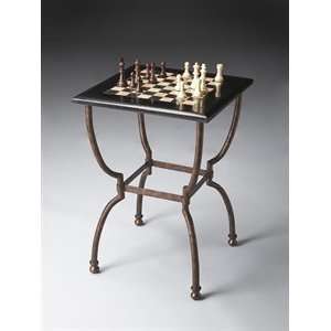    Butler Steel Metalworks Chess Game Table Patio, Lawn & Garden