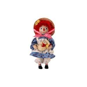  Raggedy Ann & Andy Keepsake Porcelain Doll Toys & Games