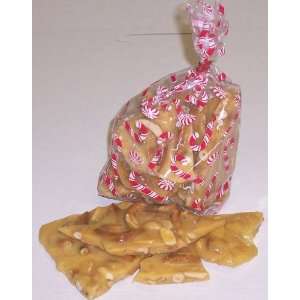 Scotts Cakes Peanut and Pretzel Brittle 1/2 Pound Candy Cane Bag