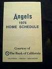 1991 California Angels Schedule Budweiser  