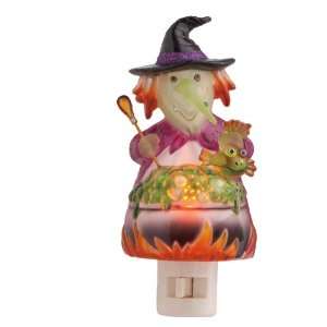  Witch with Caldron and Frog Night Light Midwest